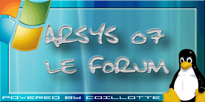 Arsys7 Index du Forum